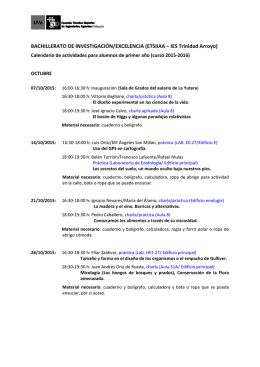 Programa de Actividades