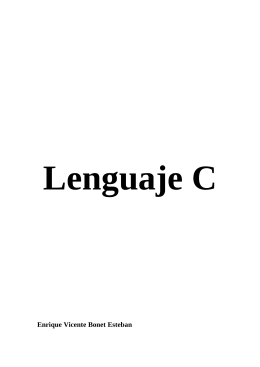 PDF El lenguaje de programación C