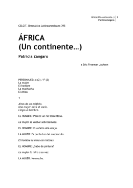ÁFRICA (Un continente…)