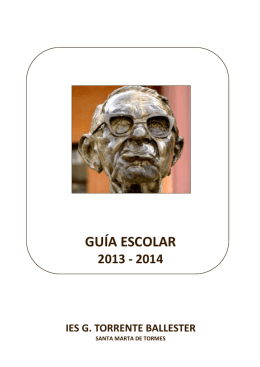 GUÍA ESCOLAR - I.E.S G.Torrente Ballester