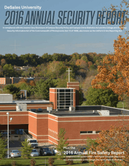 Campus Security Report