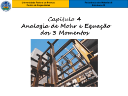 Capítulo 4 Analogia de Mohr e Equação dos 3 Momentos