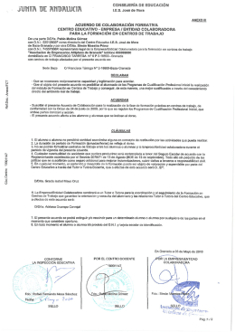 Page 1 CONSEJERÍA DE EDUCACIÓN JUNTA DE ANDRUA I.E.S.