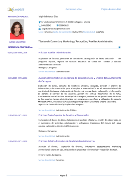 Técnico de Comercio y Marketing / Recepción / Auxiliar Administrativo