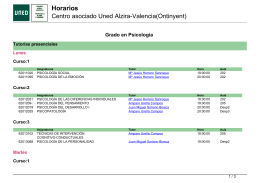 Horarios