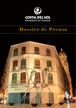 Dossier de Prensa - Turismo y Planificación Costa del Sol