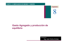 Gasto Agregado y producción de equilibrio