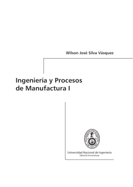 Ingeniería y Procesos de Manufactura I