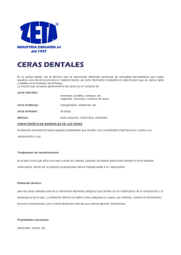 CERAS DENTALES