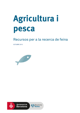 Recursos per a la Recerca de Feina al Sector de l`Agricultura i pesca