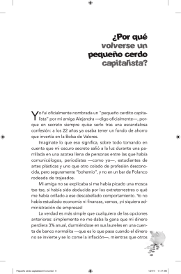 capítulo 1 del Pequeño Cerdo Capitalista