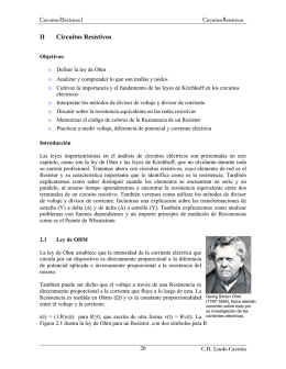 Circuitos con combinaciones de resistencia en serie y en paralelo