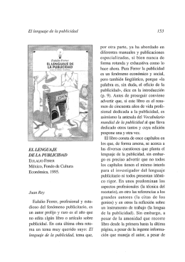 El lenguaje de la publicidad