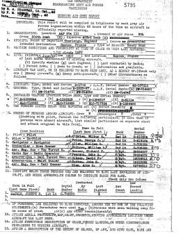 15 June 1944 MACR - 306th Bomb Group