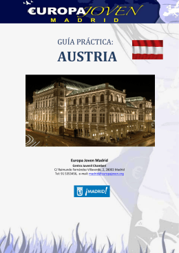 Guía de Austria 2016 - Europa Joven Madrid