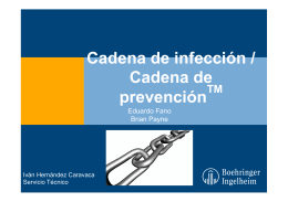 Cadena de infección Cadena de prevenciónTM