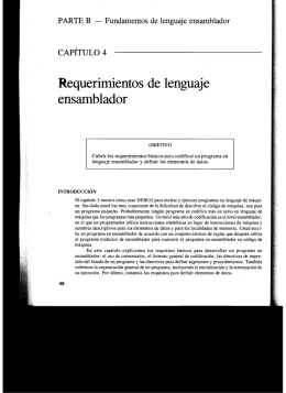 Clase 17: ENSAMBLADOR