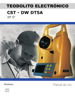 TEODOLITO ELECTRÓNICO CST - DW DT5A