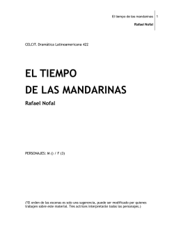 El tiempo de las mandarinas