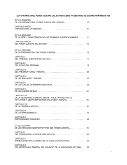 1 ley organica del poder judicial del estado libre y soberano de