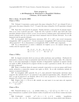 1 Teste propuse la a 46-Olimpiada de Matematica a Republicii