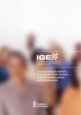 Conocer el acoso sexual y el acoso por razón de sexo: punto de