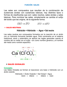 Hidrácido + Hidróxido → Agua + Sal neutra