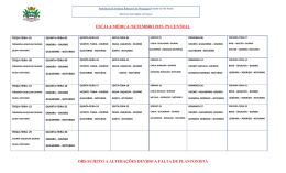 escala médica – setembro – ps central