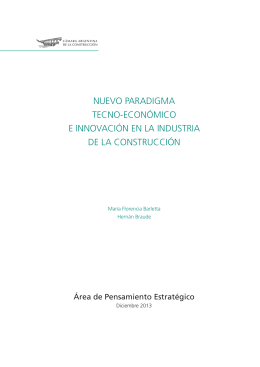 nuevo paradigma tecno-económico e innovación en la industria de