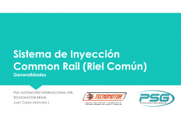 Sistema de Inyección Common Rail (Riel Común) Generalidades