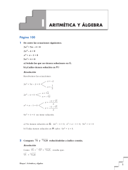 aritmética y álgebra - IES Torre Almirante