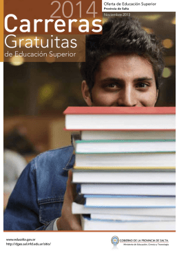 Gratuitas - Gobierno de la Provincia de Salta
