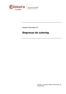 Empresas de Catering