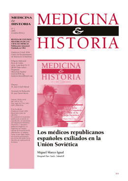 Los médicos republicanos españoles exiliados en la Unión Soviética