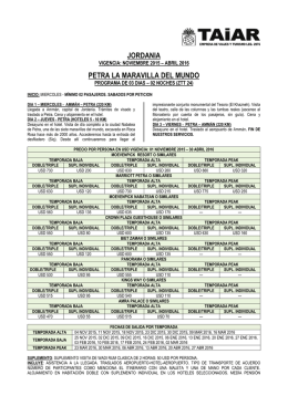 jordania petra la maravilla del mundo