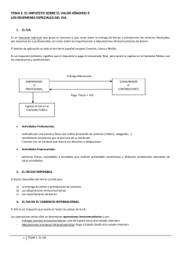 tema 5. el impuesto sobre el valor añadido ii los regímenes