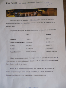RÍÓ Seine por 01590 HERNANDEZ ESCUDERO \ NH/ .