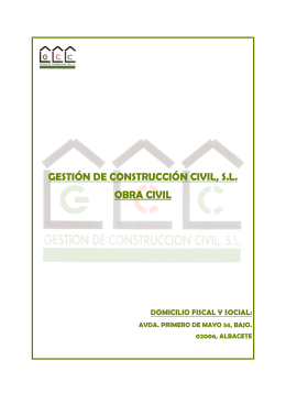 Obra Civil - GCC - Gestión de Construcción Civil
