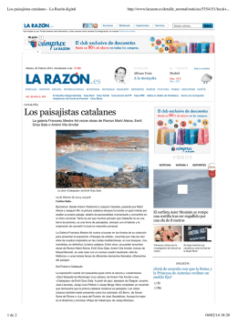 Los paisajistas catalanes - La Razón digital