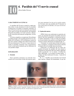 4. Parálisis del VI nervio craneal - Portada | Sociedad Española de
