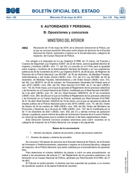 Disposición 4962 del BOE núm. 126 de 2016