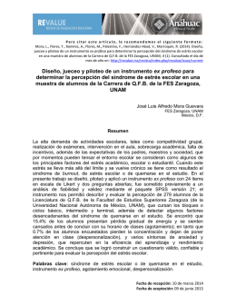Diseño, jueceo y piloteo de un instrumento ex profeso para