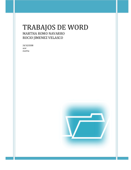 TRABAJOS DE WORD
