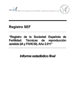 Registro SEF Informeestadísticofinal