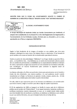 cambio nombre biblioteca infanta elena por antonio machado