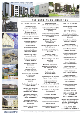 Residencias de Ancianos