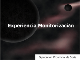 Monitorización - Diputación Provincial de Soria