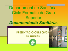 Documentació Sanitària