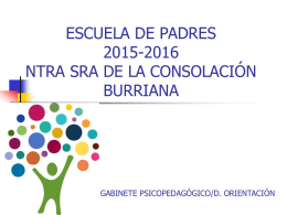 Presentación - Colegio Ntra. Sra. de la Consolación de Burriana