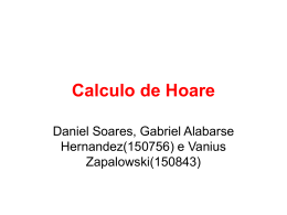 Calculo de Hoare